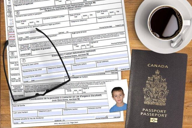 The age of the applicant for canadian passport
